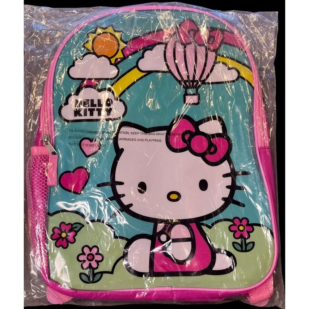 🎀 Hello Kitty By Sanrio Hot Air Balloon Girls  Toddler School Sports Backpack🎀